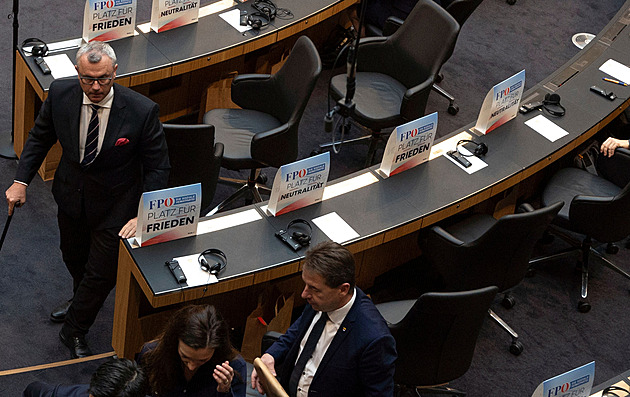 Rakouští populisté při projevu Zelenského odešli. Ctíme neutralitu, tvrdí