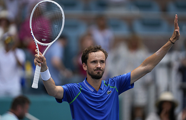Rus Medveděv je poprvé v semifinále na tenisovém Masters v Miami