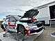 Jan Kopeck s novou rallyovou kodou Fabia RS Rally2 v barvch AGROTEC koda...