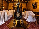 Hrdek u Nechanic uke i zrestaurovan hodiny z 18. stolet s ernou ruskou...