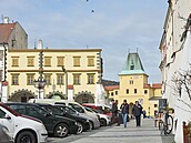 Velké nám�stí v centru Krom��í�e (b�ezen 2023)