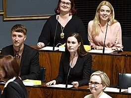 Nejmladí evropskou premiérkou se Marinová stala v roce 2019 poté, co dosavadní...