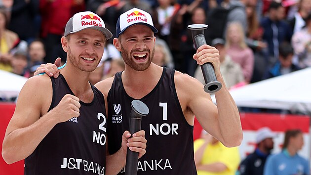 Norov Christian Srum a Anders Mol po loskm triumfu v Ostrav.