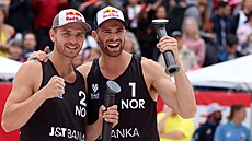 Norové Christian Sörum a Anders Mol po loském triumfu v Ostrav.