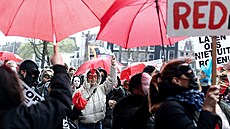Sexuální pracovnice v Amsterdamu demonstrují proti dívjí zavírací dob (30....