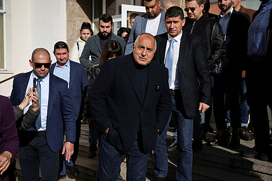 Bulha�i znovu volili parlament. Na snímku je expremiér Bojko Borisov....