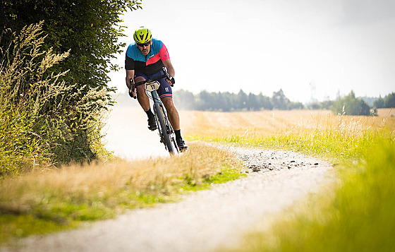 Momentka ze závodu na Vyso�in�