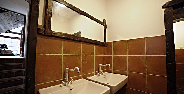 VIDEO: Ze záchodů bude garsonka. Energická Liběna házela maltou jako profík