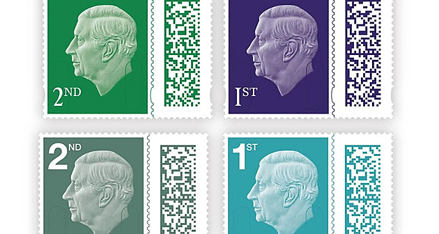 V Británii se začaly prodávat poštovní známky s portrétem krále Karla III.