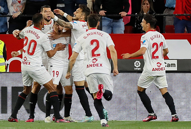 Sevilla v oslabení přišla s Vigem o dvoubrankový náskok a remizovala