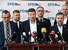 Tisková konference SPD. (4. dubna 2023)