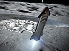 Raketa Starship od firmy SpaceX Elona Muska by mla dostat lidské kosmonauty...