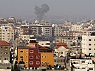 Kou v Pásm Gaza po Izraelské odpovdi na rakety Palestinc.  (5. dubna 2023)