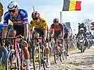 Momentka ze závodu Paí - Roubaix.