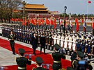 Francouzský prezident Emmanuel Macron se v Pekingu se�el s �ínským prot�j�kem...