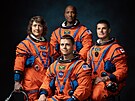 Posádka mise Artemis II NASA (zleva doprava): astronauti NASA Christina...