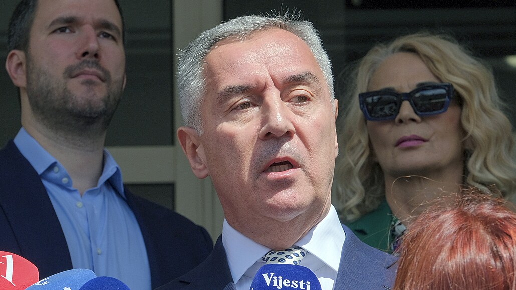 Kon�ící �ernohorský prezident Milo Djukanovi� (2. dubna 2023)