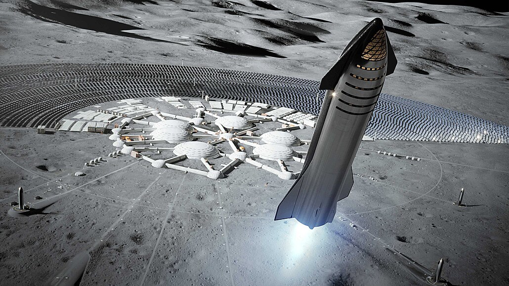 Raketa Starship od firmy SpaceX Elona Muska by mla dostat lidské kosmonauty...