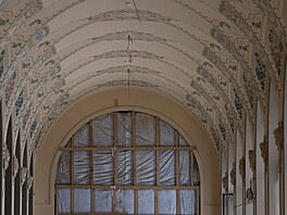 Obnova interiéru Fantovy budovy na praském hlavním nádraí. (1. dubna 2023)