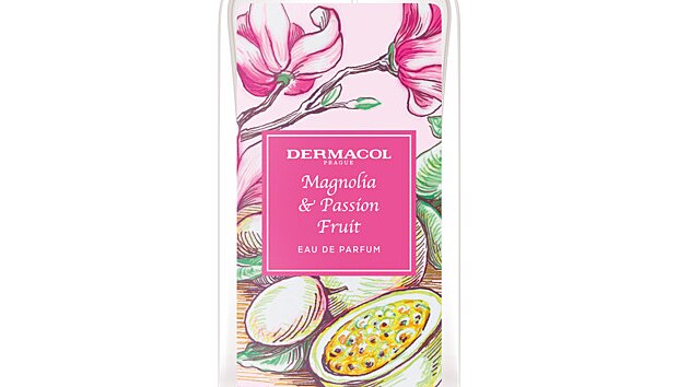Zbavn a svdn prodn vn Dermacol s omamnmi tny rozkvetl magnolie a sladk maracuje, 790 K/ 50 ml