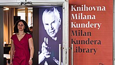 Slavnostní otev�ení Knihovny Milana Kundery v Moravské zemské knihovn� v Brn�....