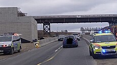 Na silnici I/4 u Mirotic srazilo auto chodce, který zemel. (2. dubna 2023)
