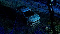 Poár auta u slapské pehrady skonil tragicky. (6. dubna 2023)
