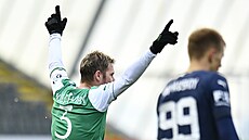 Nejstarí stelec eské fotbalové ligy Tomá Hübschman.