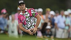 Norský golfista Viktor Hovland v 1. kole Masters.