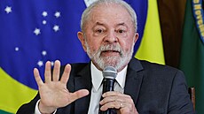 Brazilský prezident Luiz Inacio Lula da Silva (6. dubna 2023)