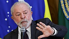 Brazilský prezident Luiz Inacio Lula da Silva (6. dubna 2023)