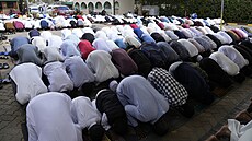 Oslavy muslimského svátku ramadán v Keni (7. dubna 2023)