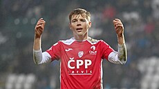 Pardubický fotbalista Michal Hlavatý.