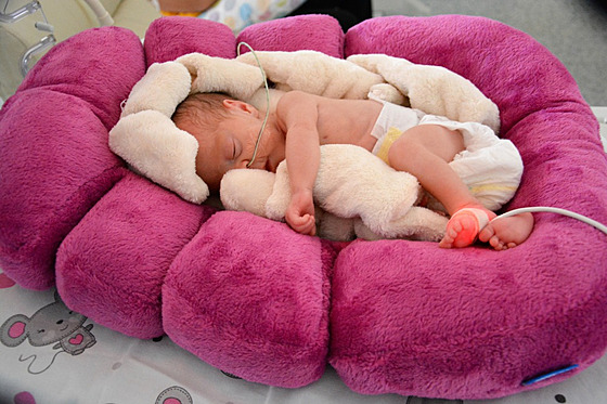 Pedasn narozená miminka cítí intenzivn kadý láskyplný dotek