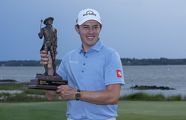 Golfista Fitzpatrick vyhrál na turnaji v Hilton Head rozstřel se Spiethem