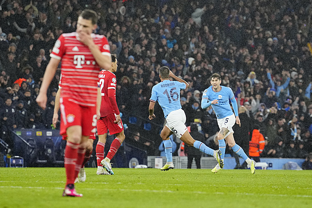 Manchester City nasázel Bayernu tři góly, ve čtvrtfinále LM slaví také Inter