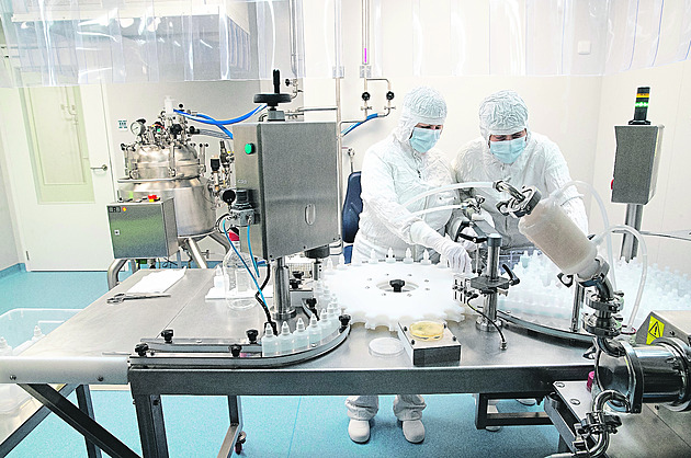 Vývoj nových lék� probíhá v p�ísných hygienických podmínkách.