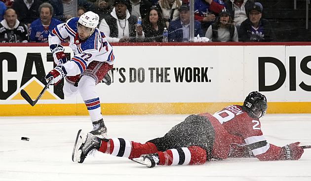 Chytil bral dva body za Rangers, Tampa sedmi góly deklasovala Toronto