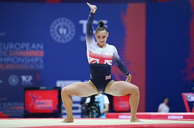 Britská gymnastka Gadirovová získala na ME v Antalyi třetí zlato