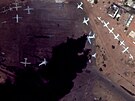 Boje v súdánské metropoli Chartúm na satelitních snímcích