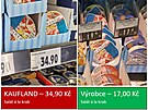 Salát alá krab se v Kauflandu prodává o 17,9 koruny drá, ne nabízí sám...