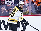 David Pastrák v dresu Boston Bruins