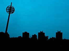 Sto�áry s osv�tlením na fotbalovém stadionu, takzvaná lízátka se stala jednou z...