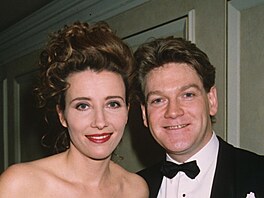 Emma Thompsonová s prvním manelem Kennethem Branaghem