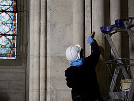 Opravy katedrály Notre-Dame (14. dubna 2023)