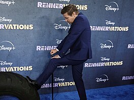Jeremy Renner na premiée poadu Rennervations (Los Angeles, 11. dubna 2023)
