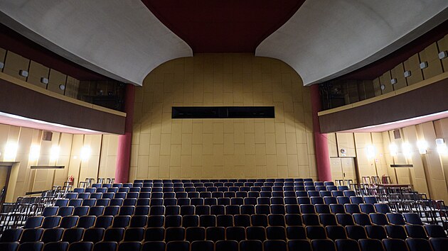 Interiér kina Svět v Holešově (duben 2023)