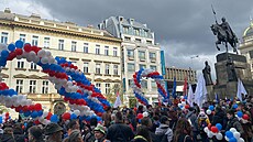 Hnutí pro ivot R uspoádalo v sobotu pochod Prahou zakonený na Václavském...