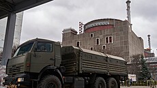 Záporoská jaderná elektrárna na jihovýchod Ukrajiny (29. bezna 2023)