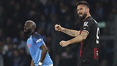 Olivier Giroud z AC Milán slaví trefu proti Neapoli. | na serveru Lidovky.cz | aktuální zprávy
